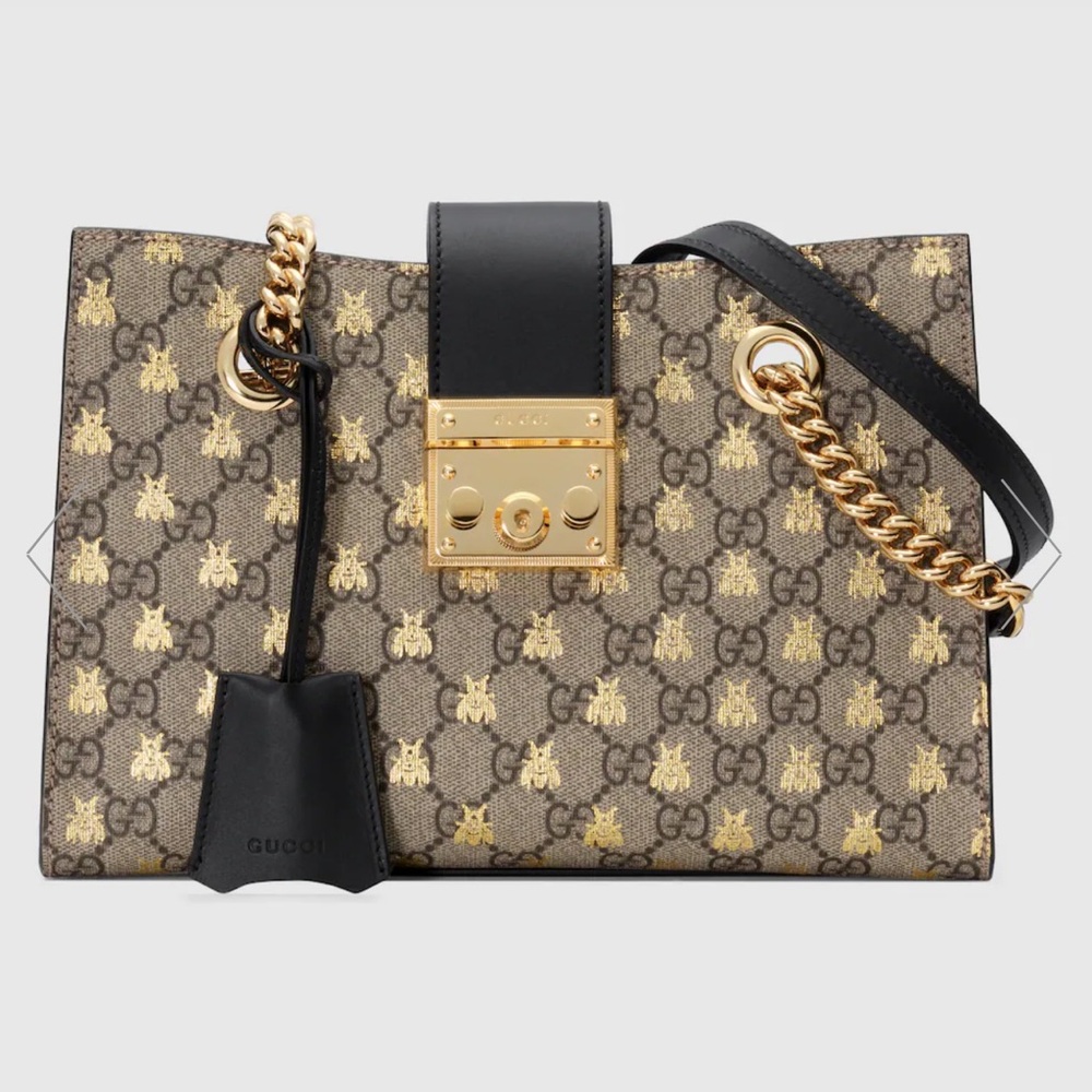 BRAND NEW Gucci Gg Supreme Bee Bag Small